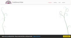 Desktop Screenshot of cvetlicarna-pozar.si